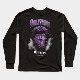 Oblivious Society Head In The Clouds MMXXIII Streetwear Graphic Design Long Sleeve T-Shirt